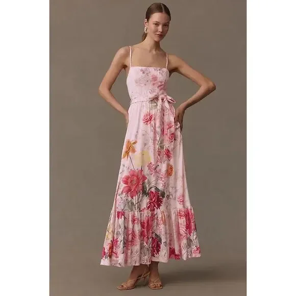 Anthropologie BHLDN Aubree Linen Maxi Dress - Picture 1 of 10